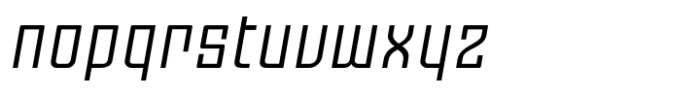 Moho OT Regular Italic Font LOWERCASE