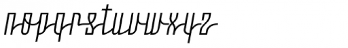Moho Script Regular Font LOWERCASE