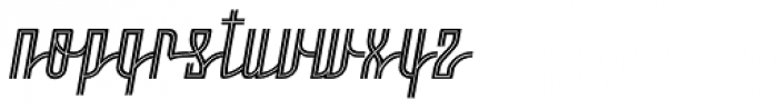 Moho Script Style Bold Font LOWERCASE