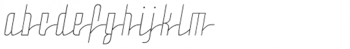 Moho Script Thin Font LOWERCASE