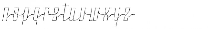 Moho Script Thin Font LOWERCASE