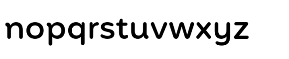 Mohr Rounded Alt Medium Font LOWERCASE