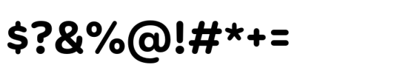 Mohr Rounded Alt Semi Bold Font OTHER CHARS