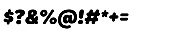 Mohr Rounded Black It Font OTHER CHARS