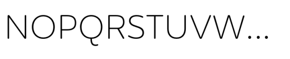 Mohr Rounded Extra Light Font UPPERCASE
