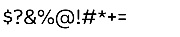 Mohr Rounded Regular Font OTHER CHARS