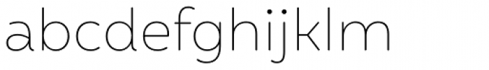Mohr Rounded Thin Font LOWERCASE