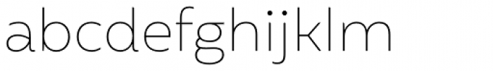 Mohr Thin Font LOWERCASE
