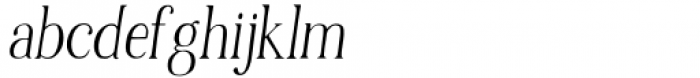 Mohria Italic Font LOWERCASE