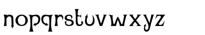 Moidugk Font LOWERCASE