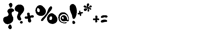 Moist Font OTHER CHARS