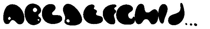 Moist Font UPPERCASE