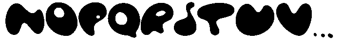 Moist Font UPPERCASE