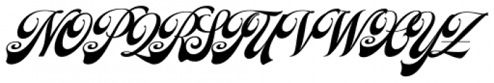 Moister Script Font UPPERCASE