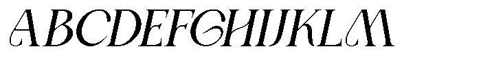 Moistly Vengions Italic Font UPPERCASE