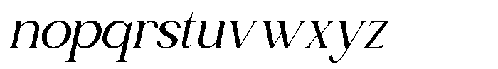 Moistly Vengions Italic Font LOWERCASE