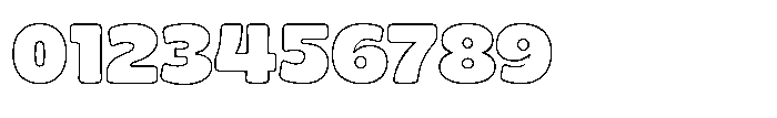 Mojian Outline Font OTHER CHARS