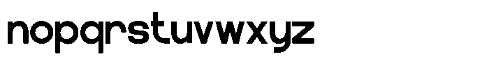 Mojika Font LOWERCASE
