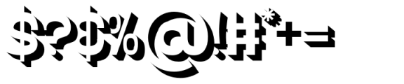 Mokila Extrude Font OTHER CHARS