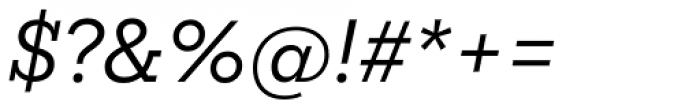 Mokoko Italic Font OTHER CHARS