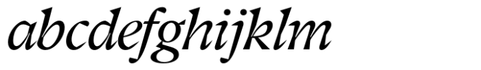 Moksha Book Italic Font LOWERCASE