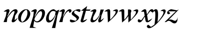 Moksha Italic Variable Font LOWERCASE