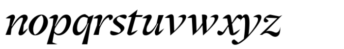 Moksha Italic Font LOWERCASE