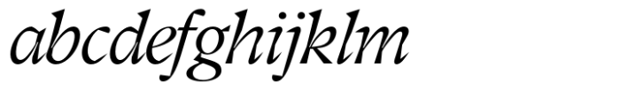 Moksha Light Italic Font LOWERCASE