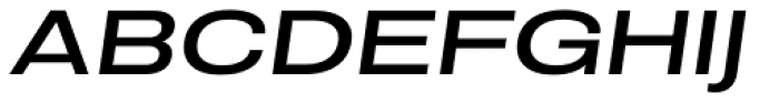 Molde Expanded Medium Italic Font UPPERCASE