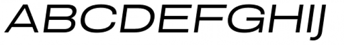 Molde Expanded Regular Italic Font UPPERCASE