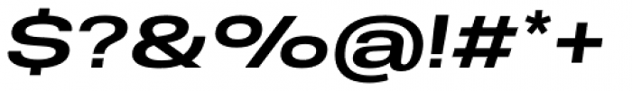 Molde Expanded Semibold Italic Font OTHER CHARS