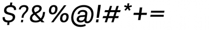 Molde Regular Italic Font OTHER CHARS