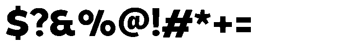Moldena UM Moldena ExtraBold Font OTHER CHARS