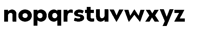 Moldena UM Moldena ExtraBold Font LOWERCASE