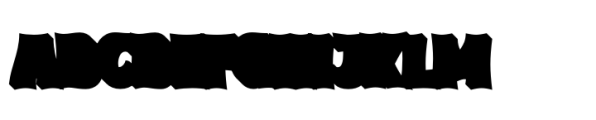 Moldie Extrude Font UPPERCASE