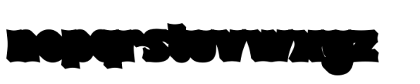 Moldie Extrude Font LOWERCASE