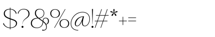 Moldyen Extra Light Font OTHER CHARS