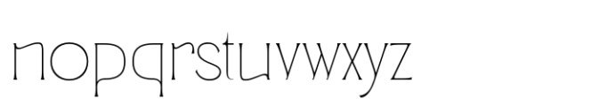 Moldyen Thin Font LOWERCASE