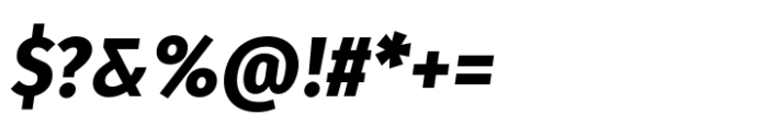Molecula Black Italic Font OTHER CHARS