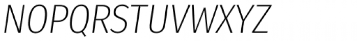 Molecula Ultra Light Italic Font UPPERCASE