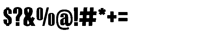 Moleda Black Font OTHER CHARS