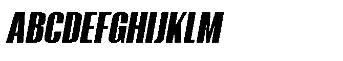 Moleda Italic Black Font UPPERCASE