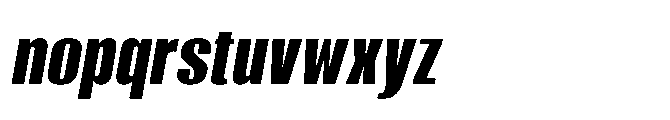 Moleda Italic Black Font LOWERCASE
