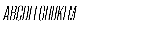 Moleda Italic Extra Light Font UPPERCASE