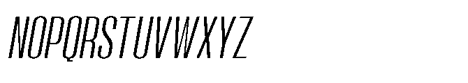 Moleda Italic Extra Light Font UPPERCASE