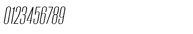 Moleda Italic Thin Font OTHER CHARS