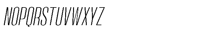 Moleda Italic Thin Font UPPERCASE