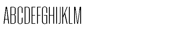 Moleda Thin Font UPPERCASE