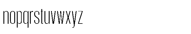 Moleda Thin Font LOWERCASE