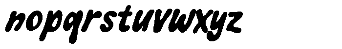 Molen Dream Font LOWERCASE